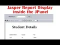 Jasper Report Display inside the JPanel