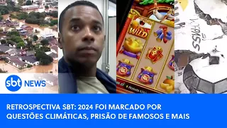 Retrospectiva SBT: 2024 foi marcado por questões climáticas, prisão de famosos e mais | 1º Bloco