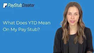 What Does YTD Mean On My Pay Stub