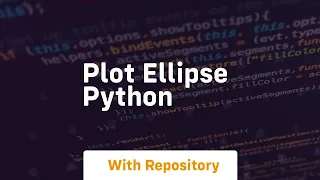 plot ellipse python
