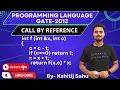 Programming Language GATE-2013 Problem Solution