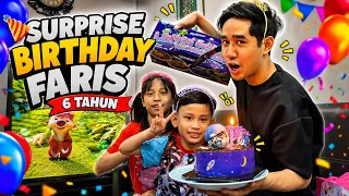 SURPRISE BIRTHDAY BABY FARIS 🥹 KEJAP JE DAH 6 TAHUN 😭
