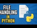 Python File Handling Tutorial read write with open Explained