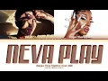 Download Lagu Megan Thee Stallion - Neva Play (feat. RM) Lyrics (Color Coded Lyrics)