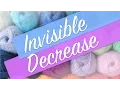 Crochet Tutorial Single Crochet Invisible Decrease