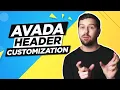 Avada Header Customization Header Shadow Sticky Header More