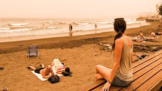 A HUGE SANDSTORM Has Taken Over the Canary Islands!! (MJ Sailing – Ep 148)