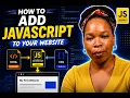 How to Add JavaScript to Your Website Connect JavaScript to HTML Beginner Tutorial