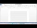 Download Lagu Cara menghilangkan garis garis pada Microsoft Word 2013