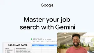 The COMPLETE job search guide: From planning to applying with Gemini | Google
