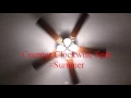 Ceiling fan spin Counter Clockwise in summer