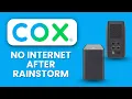 Cox Router No Internet After Rainstorm Quick Reset to Restore Connection