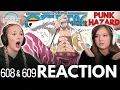 Lagu DOFLAMINGO 🦩 | ONE PIECE | Reaction 608 \u0026 609