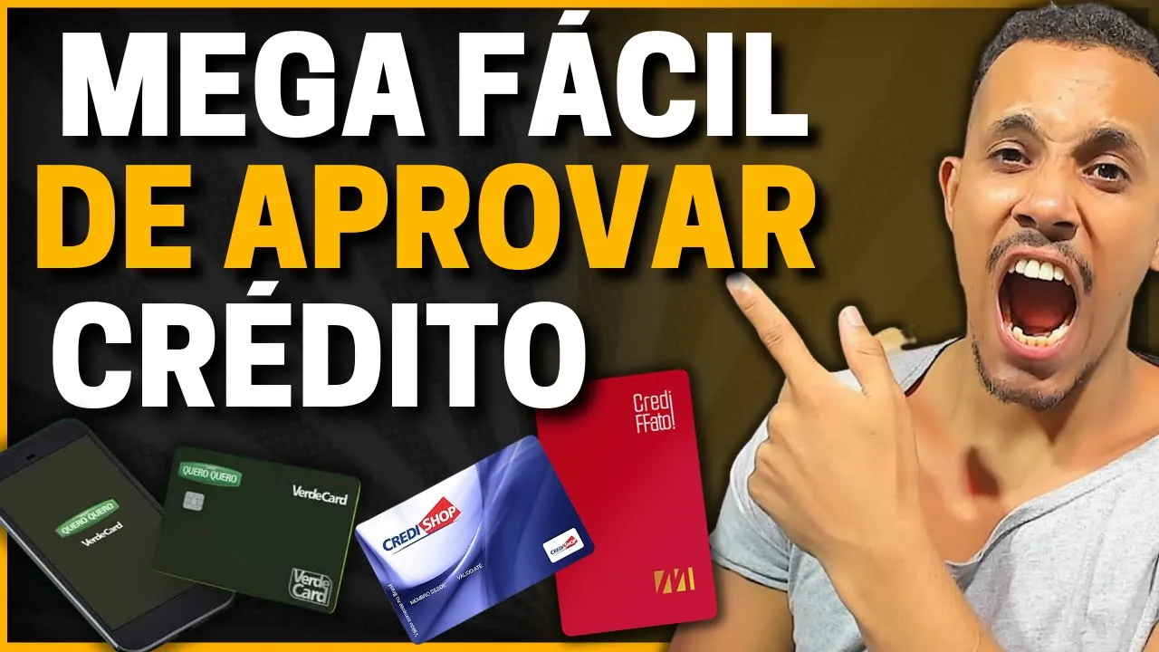 ????5 CARTÕES SUPER FÁCIL DE APROVAR | APROVAÇÃO IMEDIATA MESMO SENDO NEGATIVADO - Rei Dos Cartões