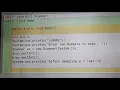 Swap 2 numbers using third variable Bluej