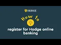 How to register for online banking