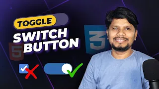 Create a Toggle Switch Button with HTML CSS No JS Needed Checkbox UI Learn with CodeWise