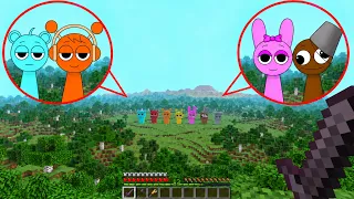 I Rescued 7 Incredibox Sprunkis from Horror Houses in Minecraft!