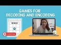 Games for Decoding and Encoding Emily Gibbons The Literacy Nest