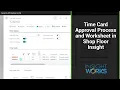 Time Card Approval Process and Worksheet