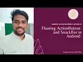 10 FloatingActionButton and SnackBar in Android