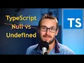 TypeScript Undefined vs null - Stop using null even in JavaScript
