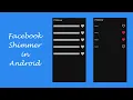 How to use shimmer in a new way Android