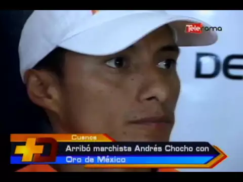 Arribó marchista Andrés Chocho con oro de México