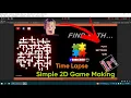 Time Lapse 2D Maze Speed Game Making Unity 2D