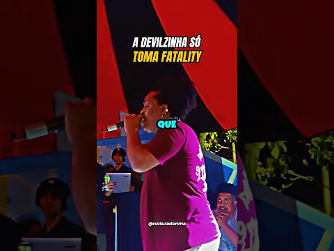 A DEVILZINHA SÓ TOMA FATALITY 🔥 #batalhaderima #batalhademcs #rimas #rap #devilzinha