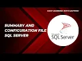 SQL Server Configuration File Summary File Explained Silent Install Like a Pro