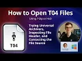 How to Open T04 Files Top 4 Compressed Data