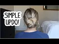 EASY UPDO HACK YOU NEED TO TRY MEDIUM LONG HAIRSTYLES