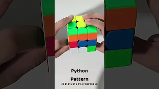 Making Python Pattern On 3x3 Rubik s Cube