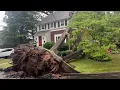 Fierce storm hits Glen Rock New Jersey