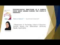 Download Lagu Psychological Reactions in a Sample from Saudi Arabia During the Covid 19 Pandemic HSSL 2021 94 351