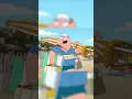 Peter does not like the beach          | Family guy