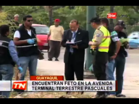 Encuentran feto en la avenida terminal terrestre Pascuales