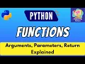 Python Functions for Beginners Parameters Arguments Return Values