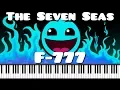 Lagu F-777 - The Seven Seas (Geometry Dash Meltdown lvl 1)  | Piano Tutorial