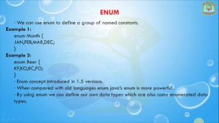 Lesson - 1 Enum