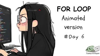 Day 6 Python For Loops Explained with Animation Beginner-Friendly Tutorial