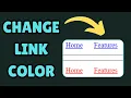 How to Change Link Color in HTML and CSS