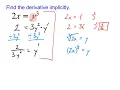 Implicit Differentiation