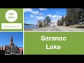 Village of Saranac Lake New York USA