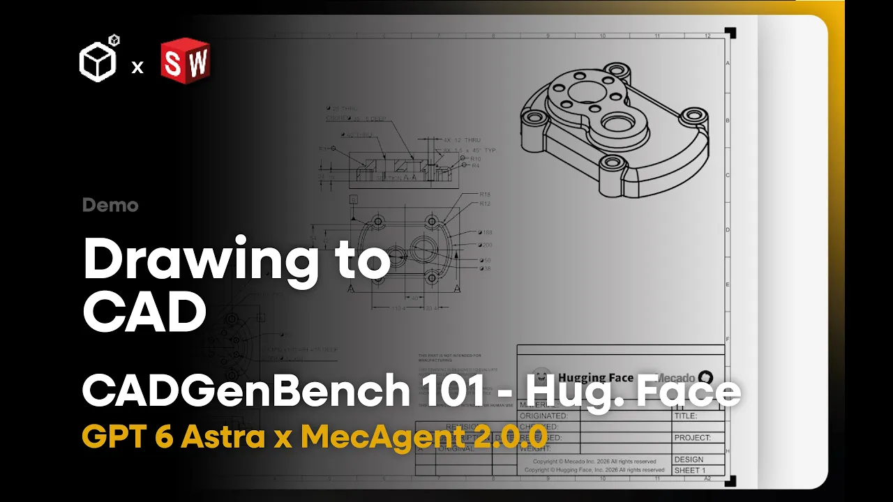 Drawing-to-CAD - CADGenBench 101 - MecAgent 2.0.0