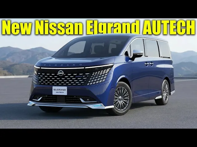 2027 Nissan Elgrand AUTECH Debuts: The Sea-Inspired Flagship Luxury Van of Our Dreams