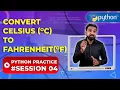 Python Program to Convert Celsius to Fahrenheit Python Practice 4 Newtum Solutions