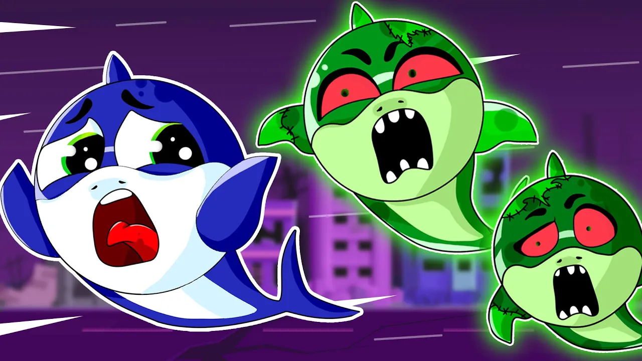 Zombies Song | Zombie Shark Epidemic Kids Songs + More