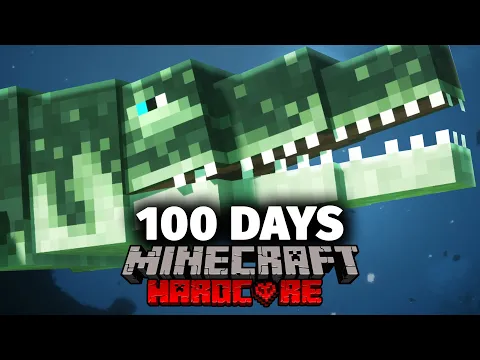 I Survived 100 Days in River Monsters Minecraft Heres What Happened